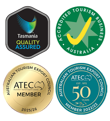 AusAsiaTravel Official Certifications - Tasmania Quality Assured, Accredited Tourism Business Australia, ATEC Member