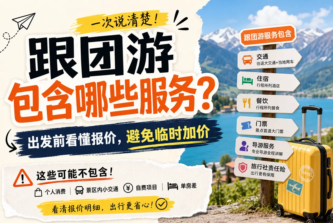 跟团游包含哪些服务？澳新出发前看懂报价，避免临时加价